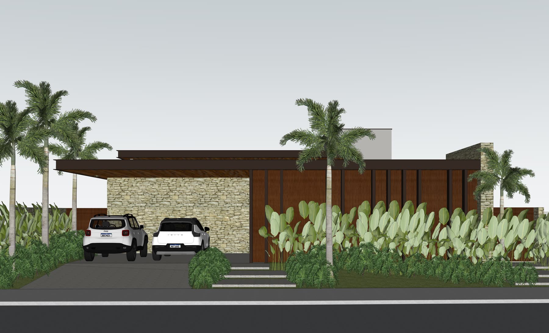 Print do projeto no SketchUp